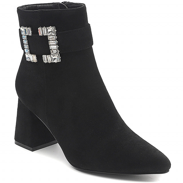 Ideal Shoes Chaussure Femmes Bottines Bottines à Talons 5762