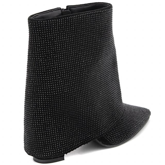 Ideal Shoes Chaussure Femmes Bottines Bottines à Talons 8653A