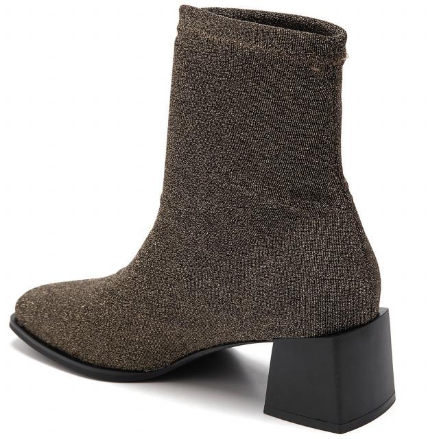 Ideal Shoes Chaussure Femmes Bottines Bottines à Talons 9569A-2