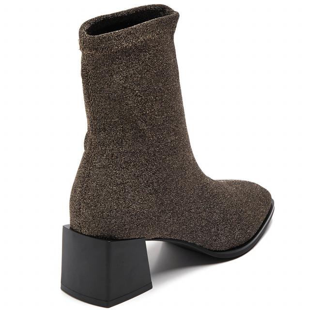 Ideal Shoes Chaussure Femmes Bottines Bottines à Talons 9569A-2