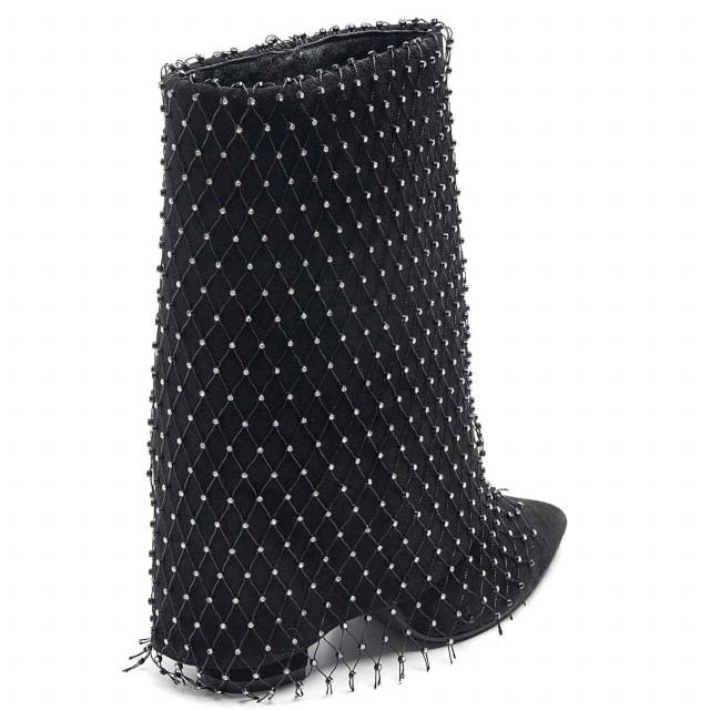 Ideal Shoes Chaussure Femmes Bottines Bottines à Talons 9617