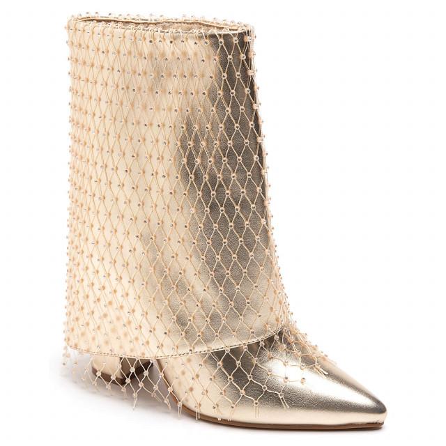 Ideal Shoes Chaussure Femmes Bottines Bottines à Talons 9618A