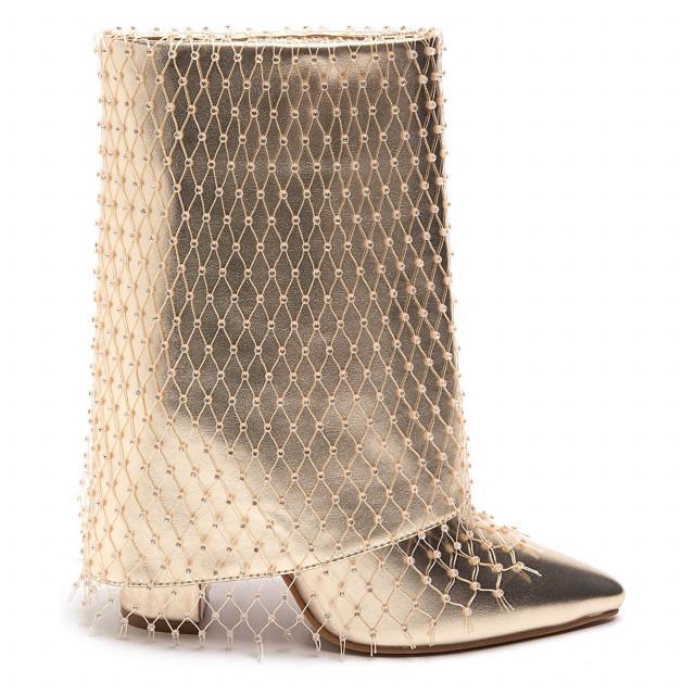 Ideal Shoes Chaussure Femmes Bottines Bottines à Talons 9618A