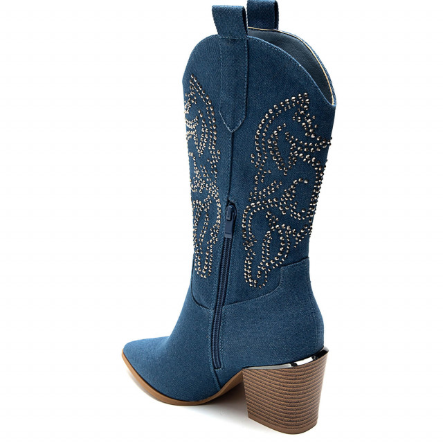 Ideal Shoes Chaussure Femmes Bottines Bottines à Talons 9621