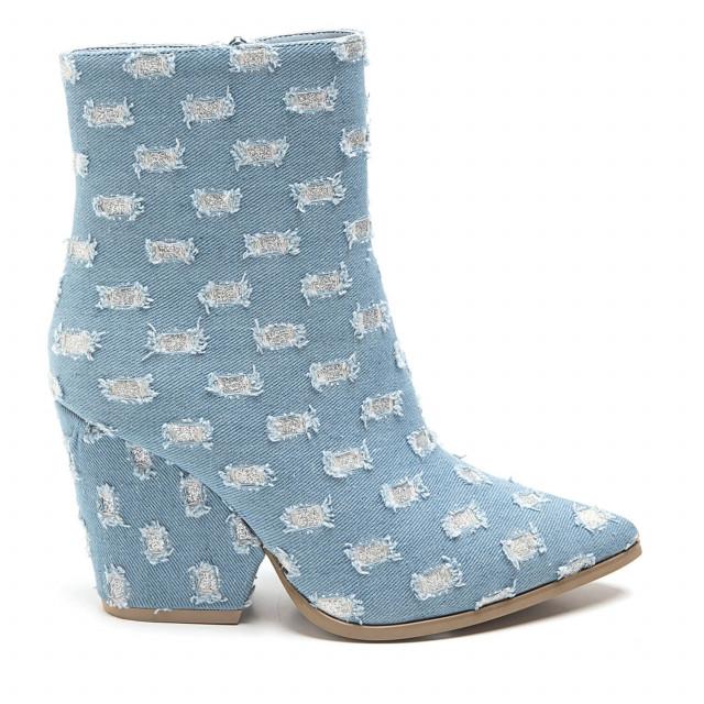 Ideal Shoes Chaussure Femmes Bottines Bottines à Talons 9622