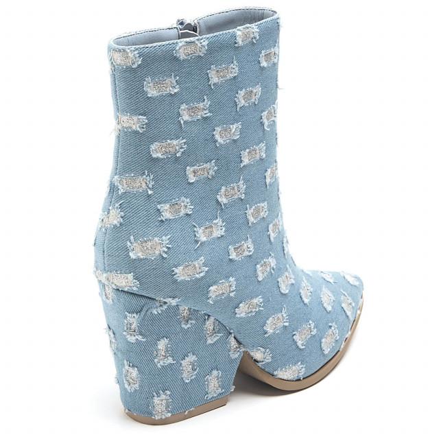 Ideal Shoes Chaussure Femmes Bottines Bottines à Talons 9622