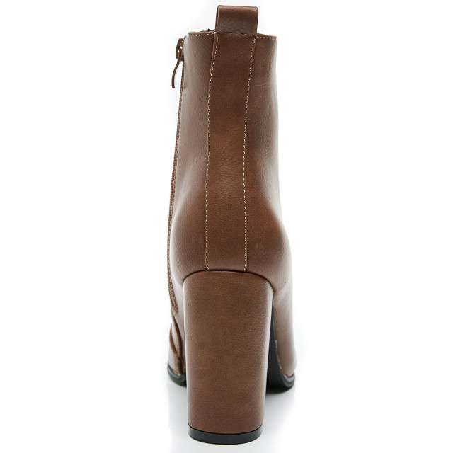 Ideal Shoes Chaussure Femmes Bottines Bottines à Talons E-5133-1