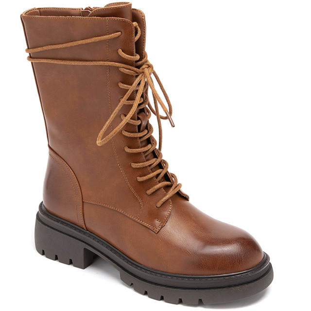 Ideal Shoes Chaussure Femmes Bottines Bottines Plates 1612