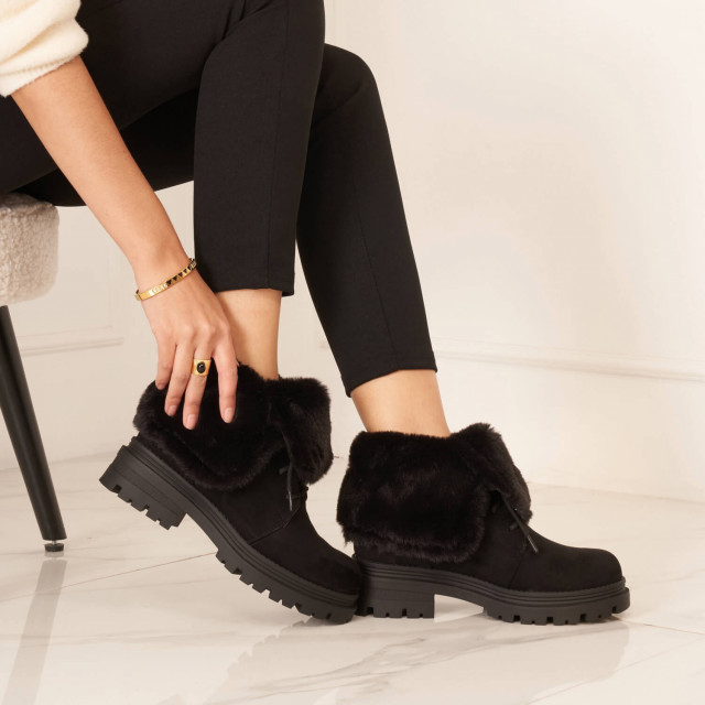 ideal shoes Chaussure femmes Bottines Bottines plates 1628