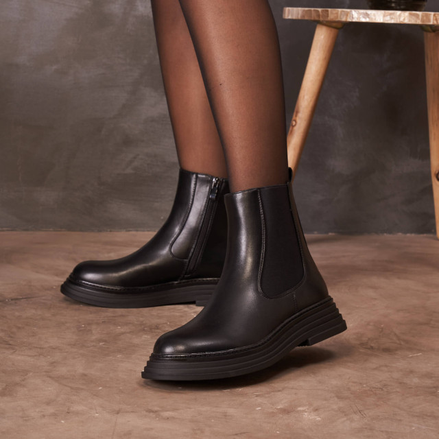 Ideal Shoes Chaussure Femmes Bottines Bottines Plates 1676