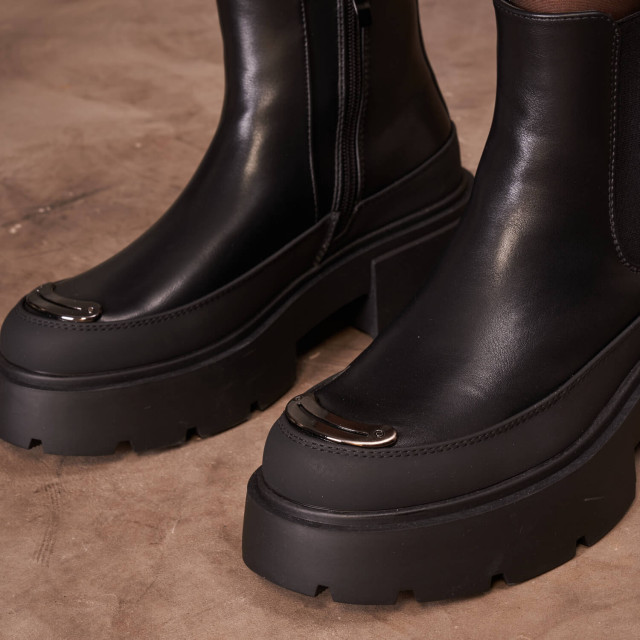 Ideal Shoes Chaussure Femmes Bottines Bottines Plates 1697