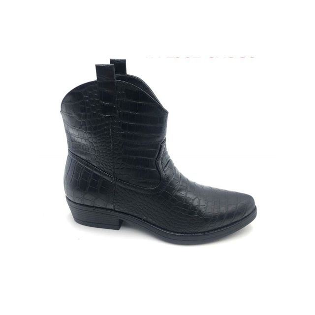 Ideal Shoes Chaussure Femmes Bottines Bottines Plates 2962