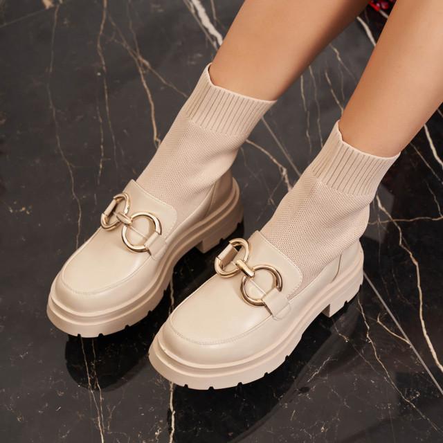 Ideal Shoes Chaussure Femmes Bottines Bottines Plates 5726