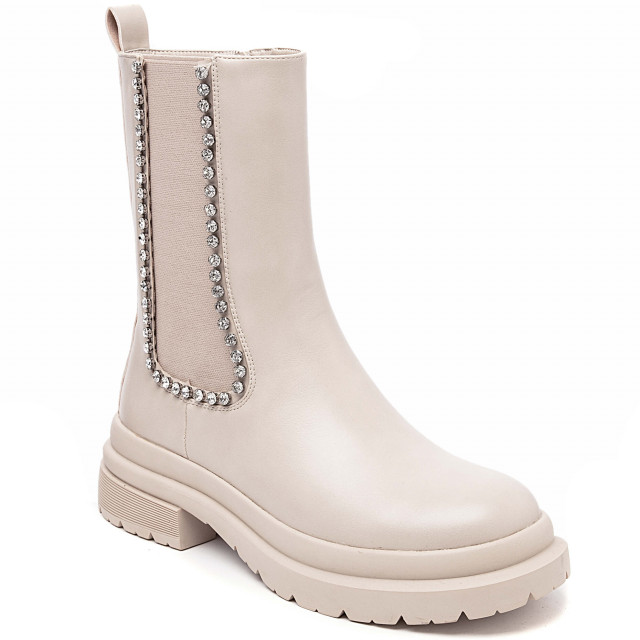 Ideal Shoes Chaussure Femmes Bottines Bottines Plates 5738