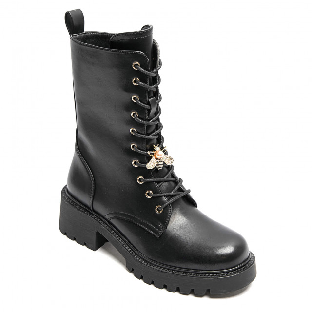 Ideal Shoes Chaussure Femmes Bottines Bottines Plates 5813