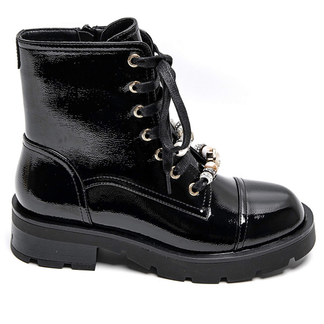 Ideal Shoes Chaussure Femmes Bottines Bottines Plates 6319-1