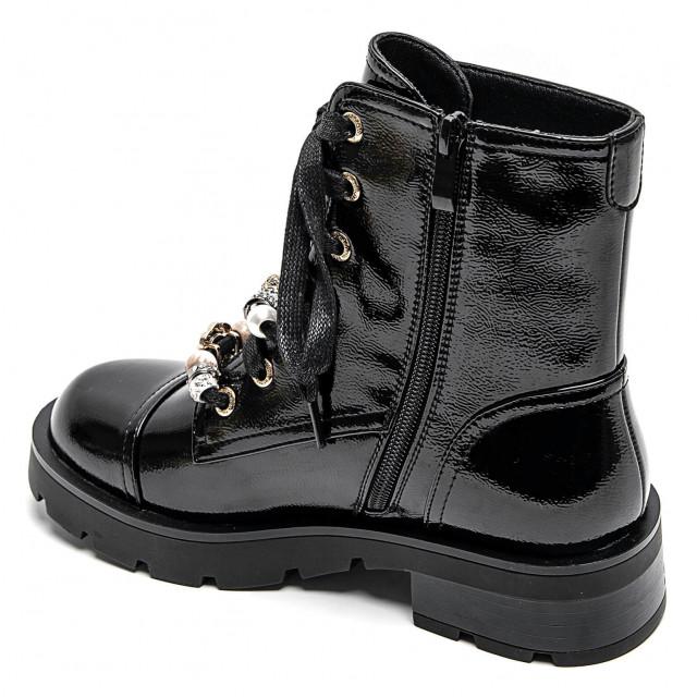 Ideal Shoes Chaussure Femmes Bottines Bottines Plates 6319-1