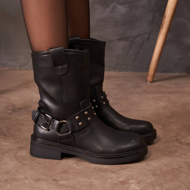 Ideal Shoes Chaussure Femmes Bottines Bottines Plates 7297