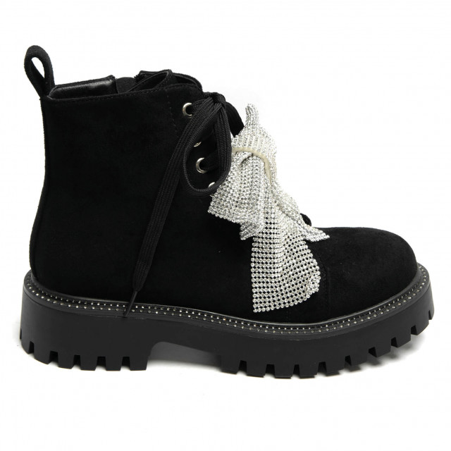 Ideal Shoes Chaussure Femmes Bottines Bottines Plates 7603A-1