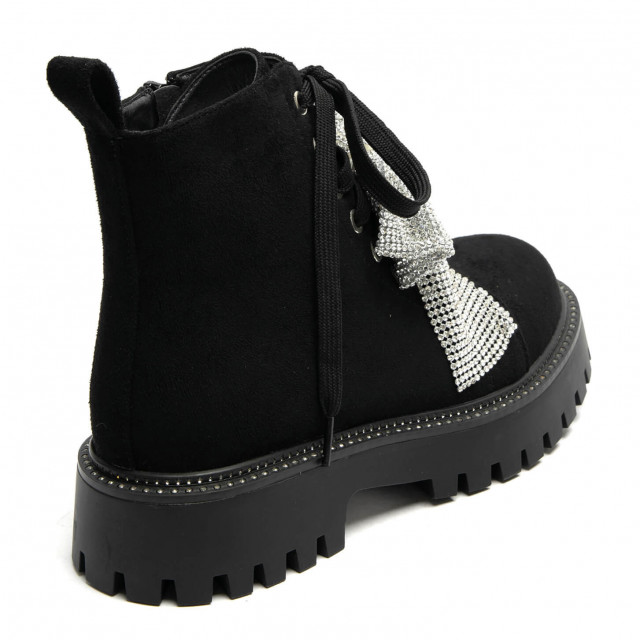 Ideal Shoes Chaussure Femmes Bottines Bottines Plates 7603A-1