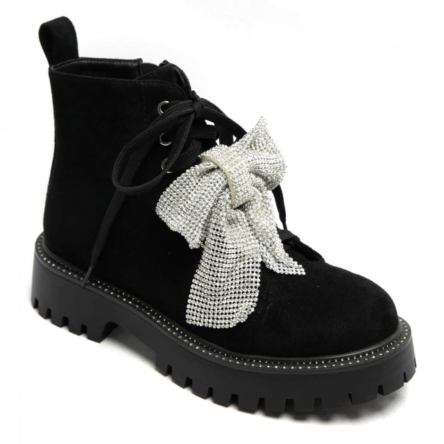 ideal shoes Chaussure femmes Bottines Bottines plates 7603A-1