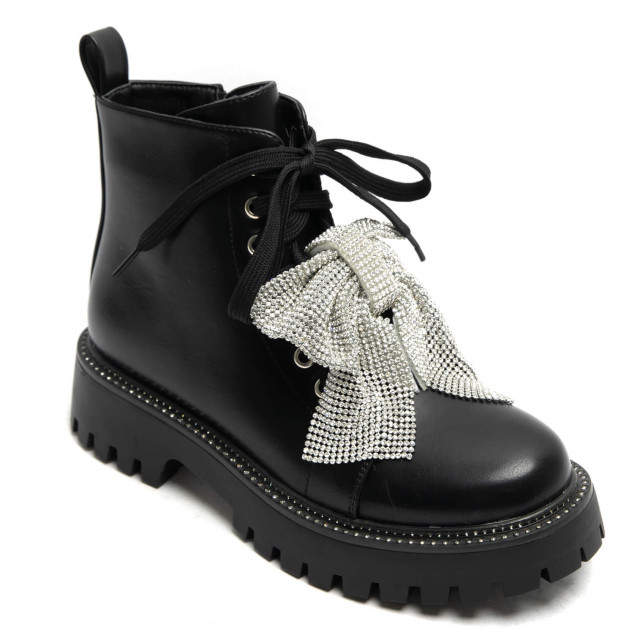 Ideal Shoes Chaussure Femmes Bottines Bottines Plates 7603A