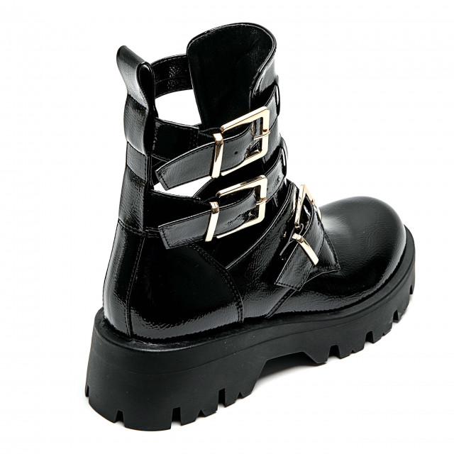 Ideal Shoes Chaussure Femmes Bottines Bottines Plates 7631A-1