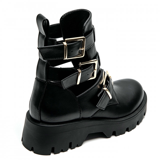 Ideal Shoes Chaussure Femmes Bottines Bottines Plates 7631A-2