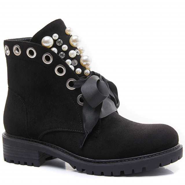 Ideal Shoes Chaussure Femmes Bottines Bottines Plates 8371