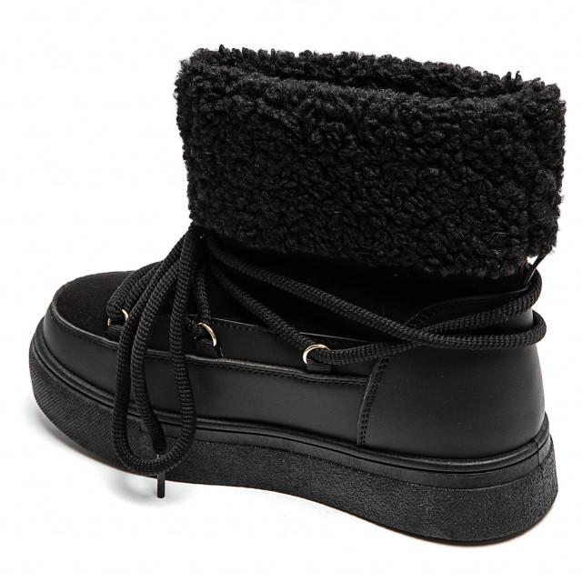 Ideal Shoes Chaussure Femmes Bottines Bottines Plates 8936