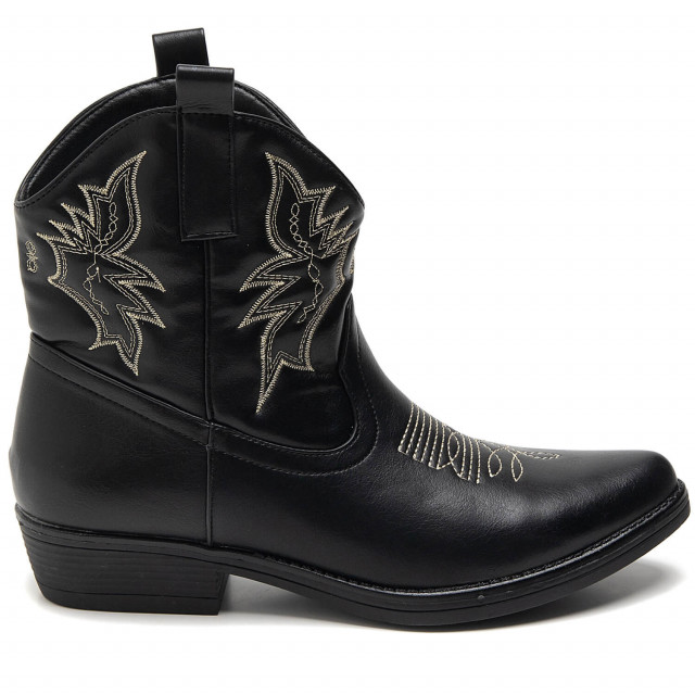 Ideal Shoes Chaussure Femmes Bottines Bottines Plates 9591A-1