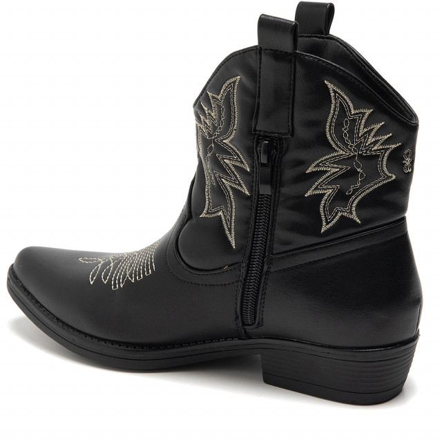 Ideal Shoes Chaussure Femmes Bottines Bottines Plates 9591A-1