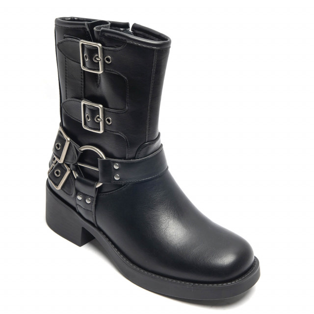 Ideal Shoes Chaussure Femmes Bottines Bottines Plates 9650A