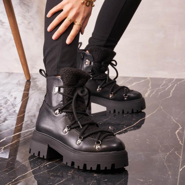 Ideal Shoes Chaussure Femmes Bottines Bottines Plates 9655