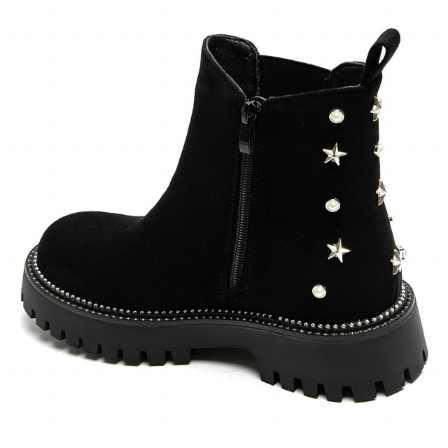 Ideal Shoes Chaussure Femmes Bottines Bottines Plates 9678A-1