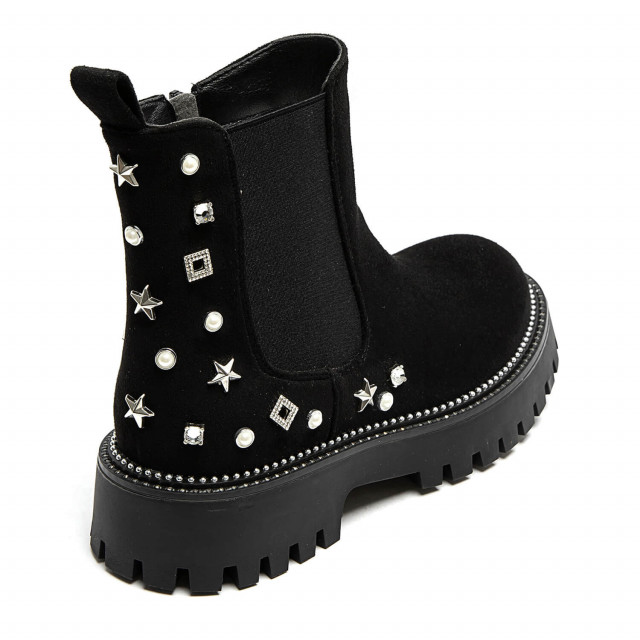 Ideal Shoes Chaussure Femmes Bottines Bottines Plates 9678A-1