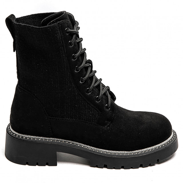 Ideal Shoes Chaussure Femmes Bottines Bottines Plates 9687A