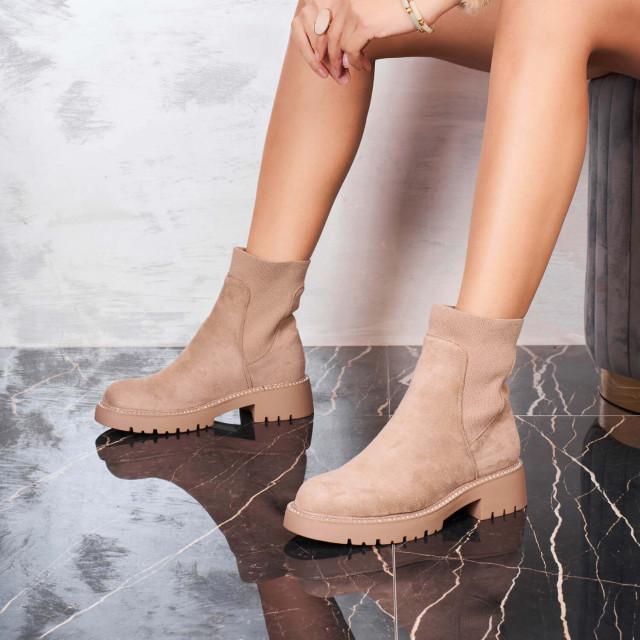 Ideal Shoes Chaussure Femmes Bottines Bottines Plates 9688A