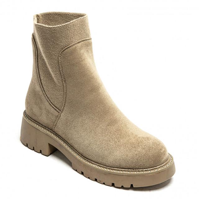 Ideal Shoes Chaussure Femmes Bottines Bottines Plates 9688A