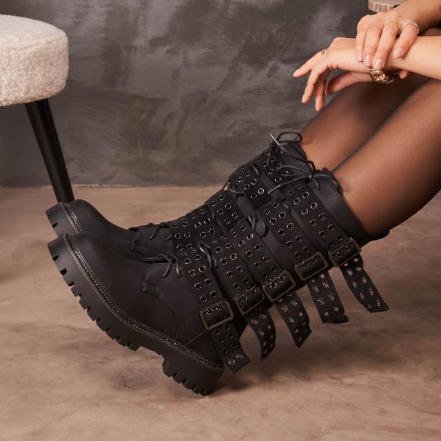 ideal shoes Chaussure femmes Bottines Bottines plates 9698A