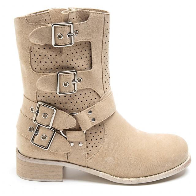 Ideal Shoes Chaussure Femmes Bottines Bottines Printemps 9635A