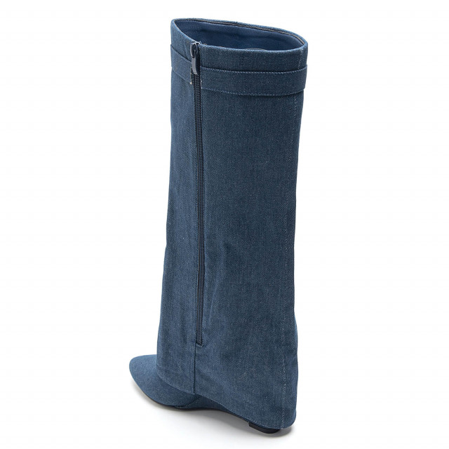 Ideal Shoes Chaussure Femmes Chaussures Compensées Bottes Compensées 9623-1