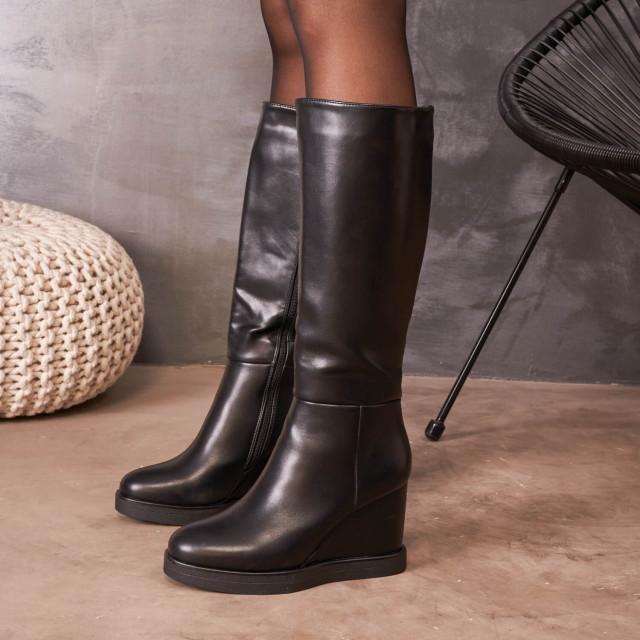 Ideal Shoes Chaussure Femmes Chaussures Compensées Bottes Compensées 6305