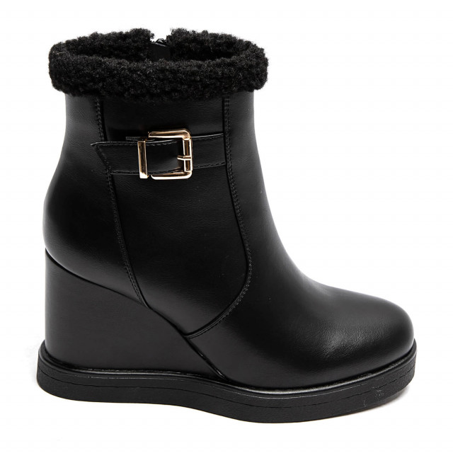 Ideal Shoes Chaussure Femmes Chaussures Compensées Bottes Compensées 6307