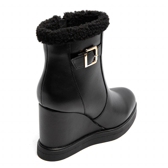 Ideal Shoes Chaussure Femmes Chaussures Compensées Bottes Compensées 6307