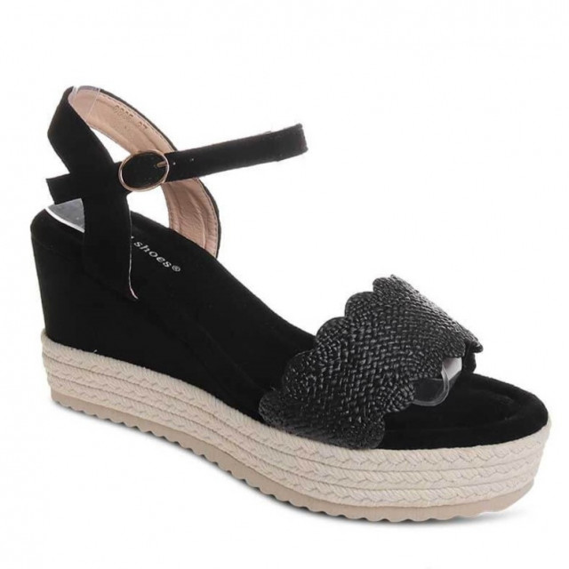 ideal shoes Chaussure femmes Chaussures compensées Sandales compensées 6965