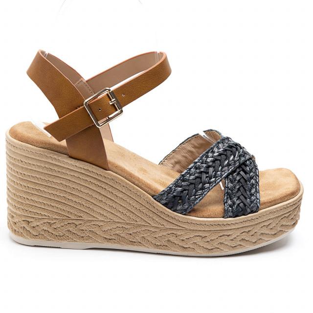 Ideal Shoes Chaussure Femmes Chaussures Compensées Sandales Compensées 5887