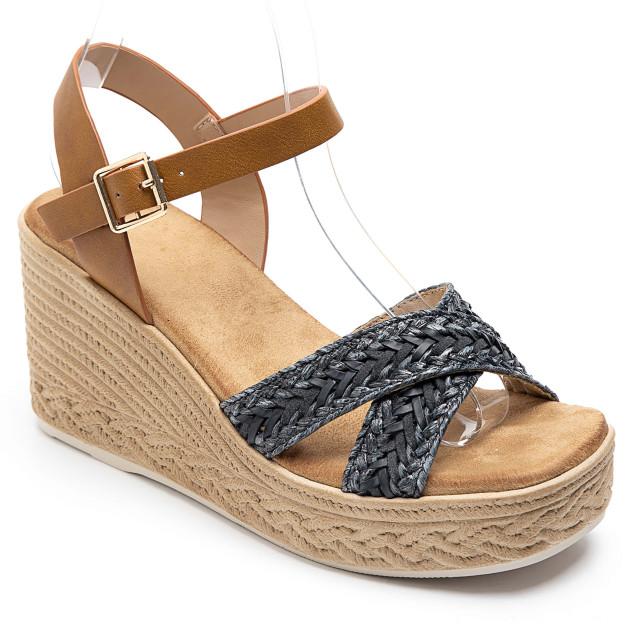 ideal shoes Chaussure femmes Chaussures compensées Sandales compensées 5887