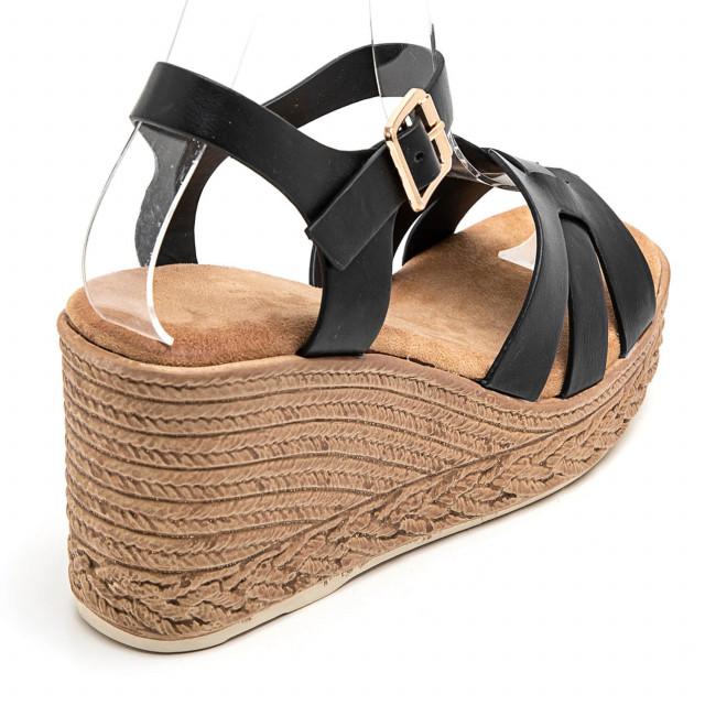 Ideal Shoes Chaussure Femmes Chaussures Compensées Sandales Compensées 5886