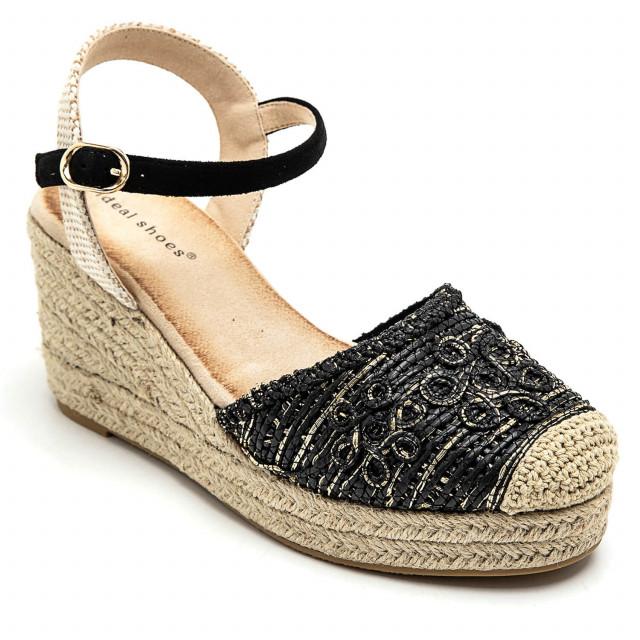 ideal shoes Chaussure femmes Chaussures compensées Sandales compensées 6638